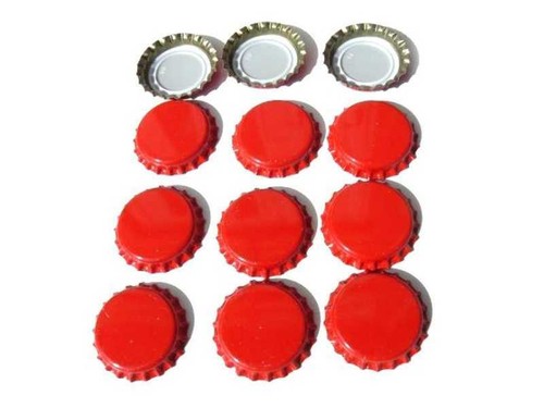 Kronkorken rot 26mm - 26mm, neu