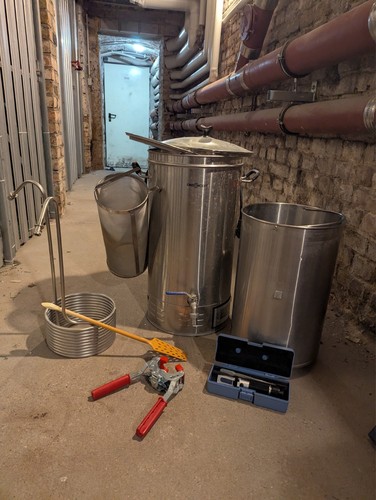 Bier brau set und zubehör - set,
