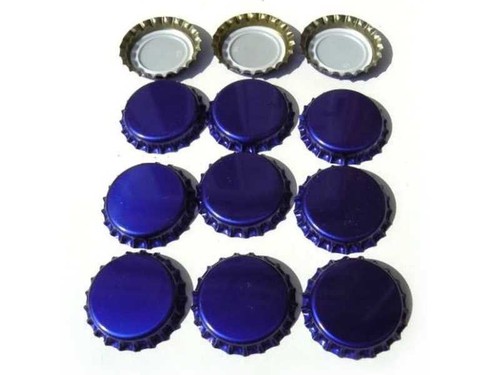 Kronkorken blau 26mm neu neue - blau,